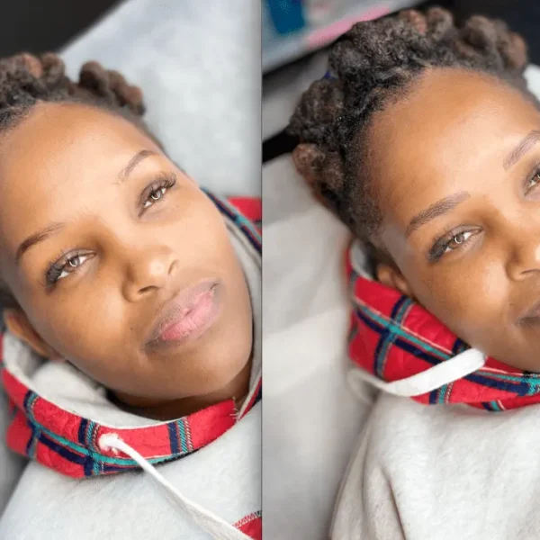 feather touch eyebrow tattoo