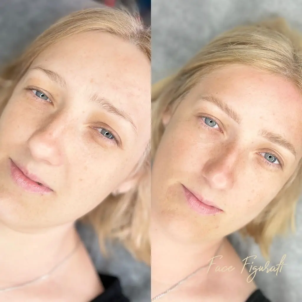 eyebrow tattoo faded