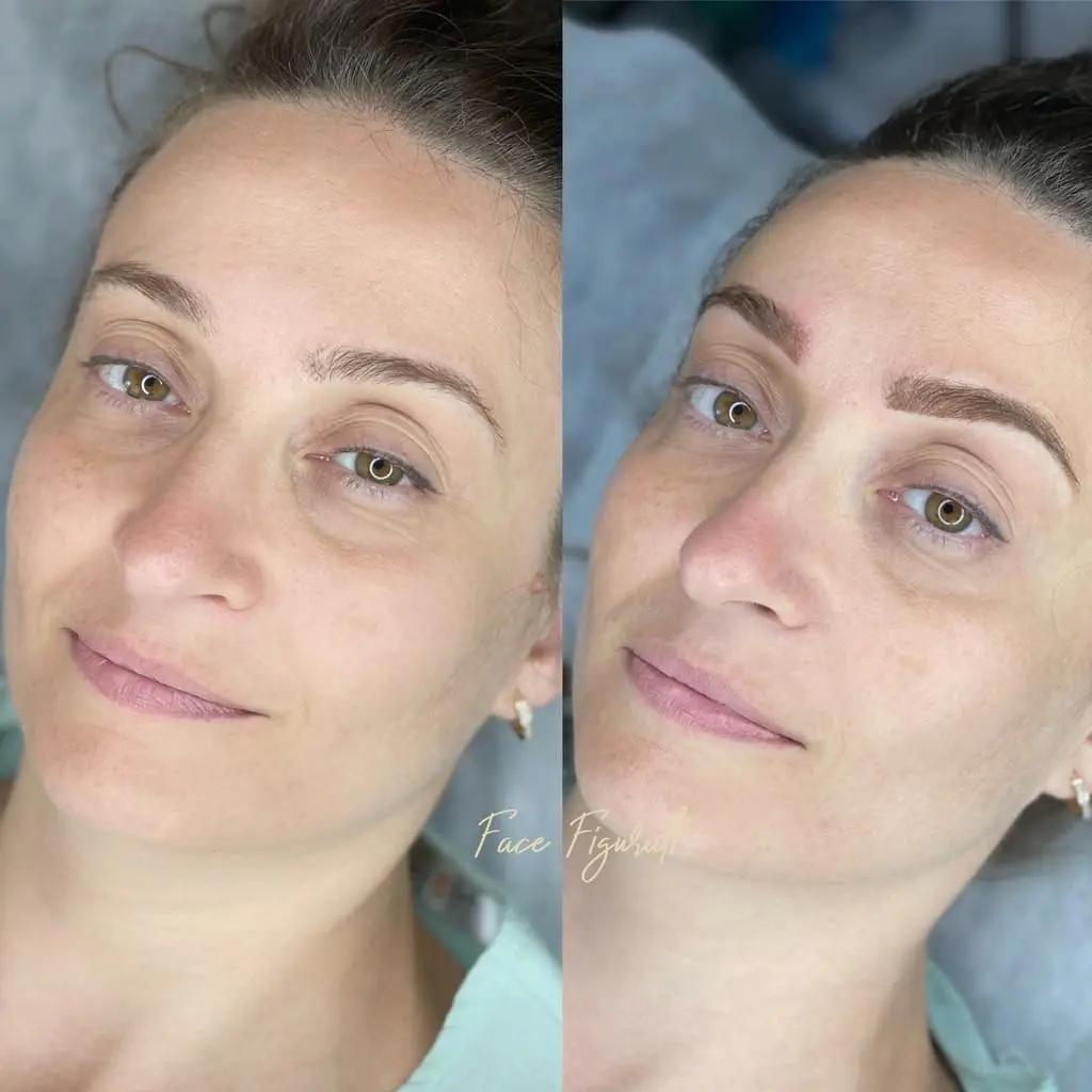 eyebrow tattoo fading