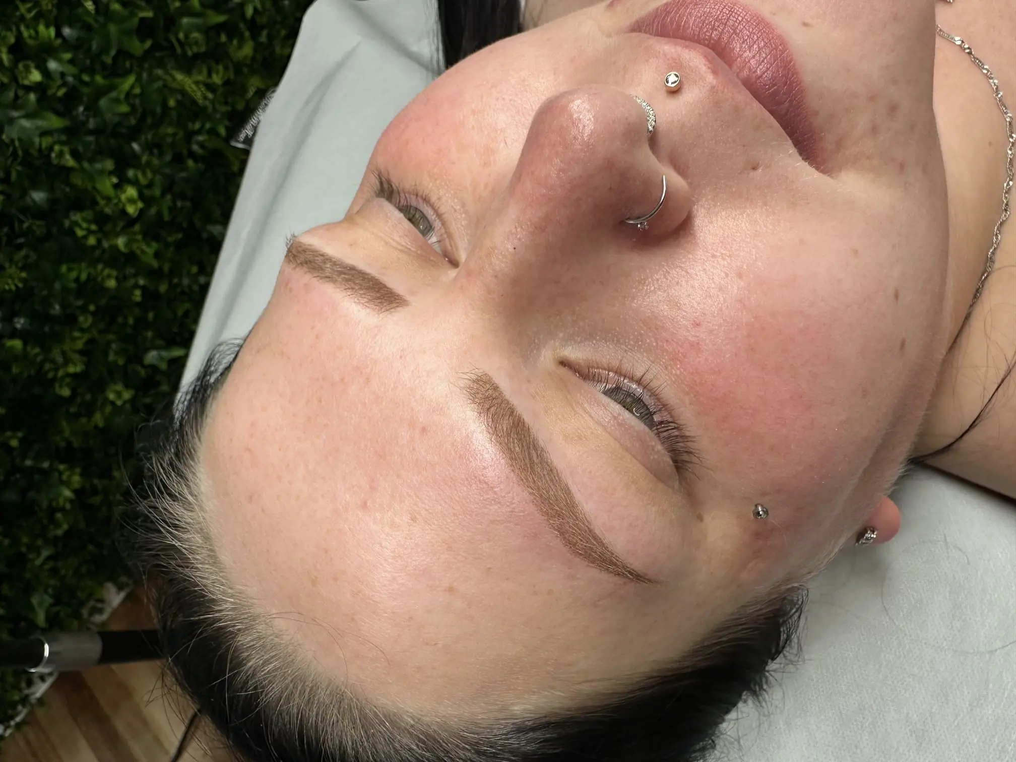 faded eyebrow tattoo